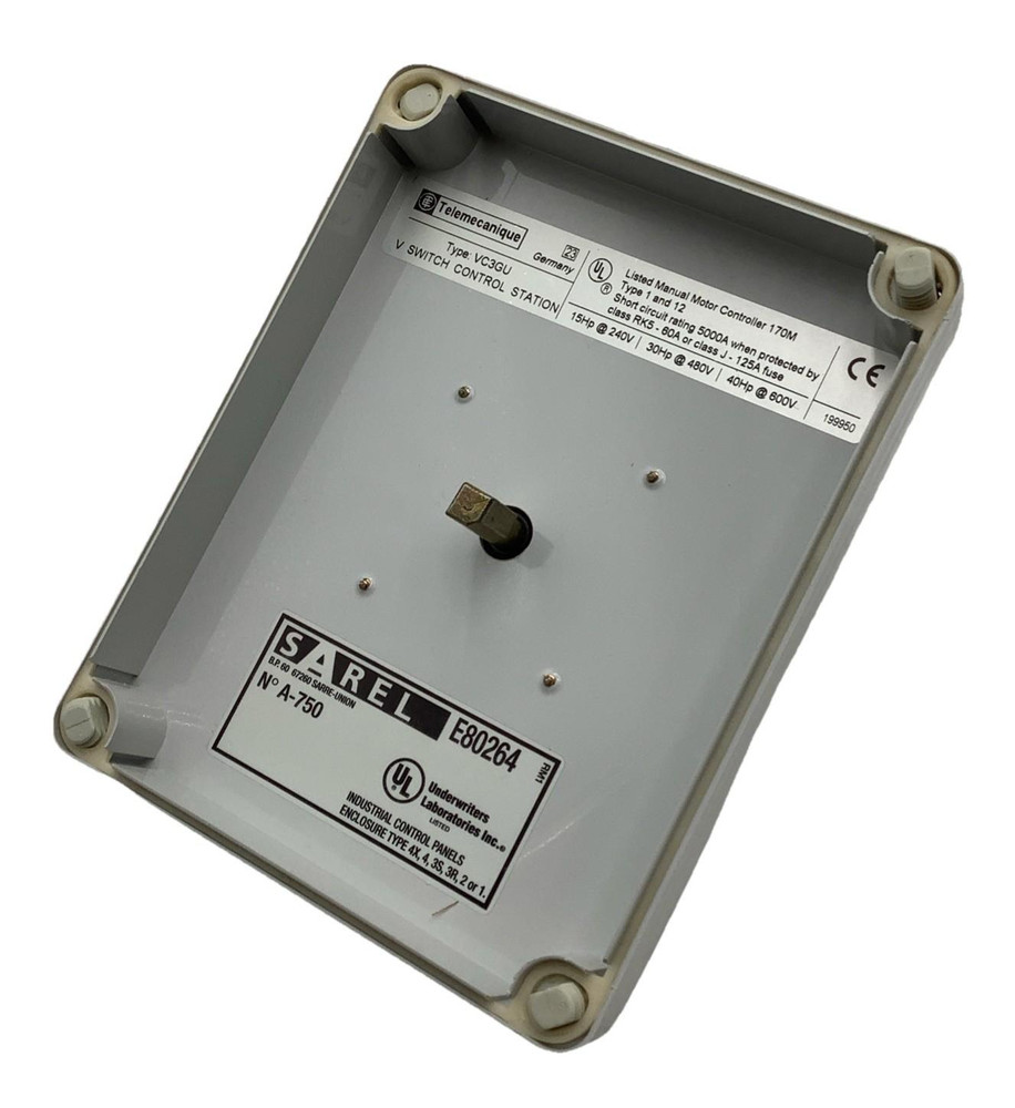 Telemecanique VC3GU Disconnect Switch 15HP@240V