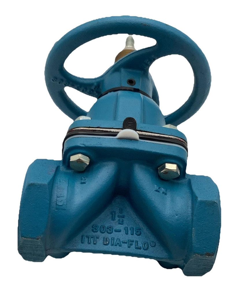 ITT 015-2401-903-00R Manual Diaphragm Valve 1-1/2” NPT Dia-Flo