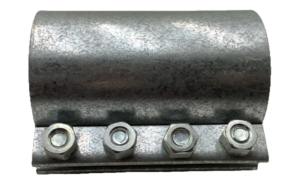 Morris Couplings 4-4C Galvanized Steel Compression Pipe Coupler 4.5”