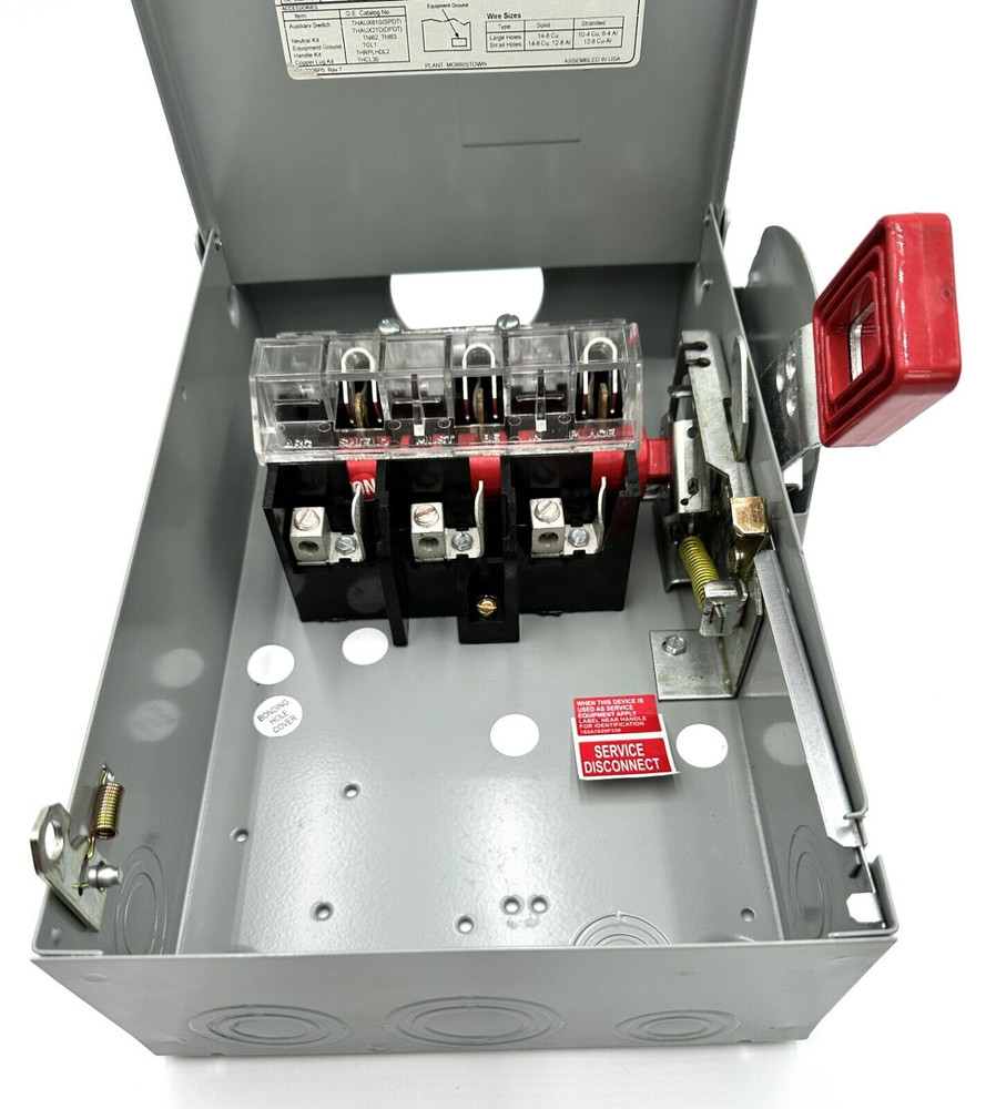 GE THN3361R 30 Amp Heavy Duty Safety Switch