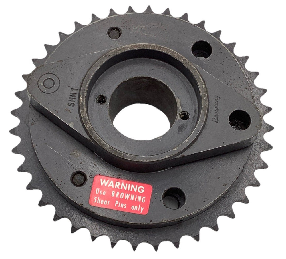 Browning SHH1 Shear Pin Hub w/ S40H40 Roller Chain Sprocket