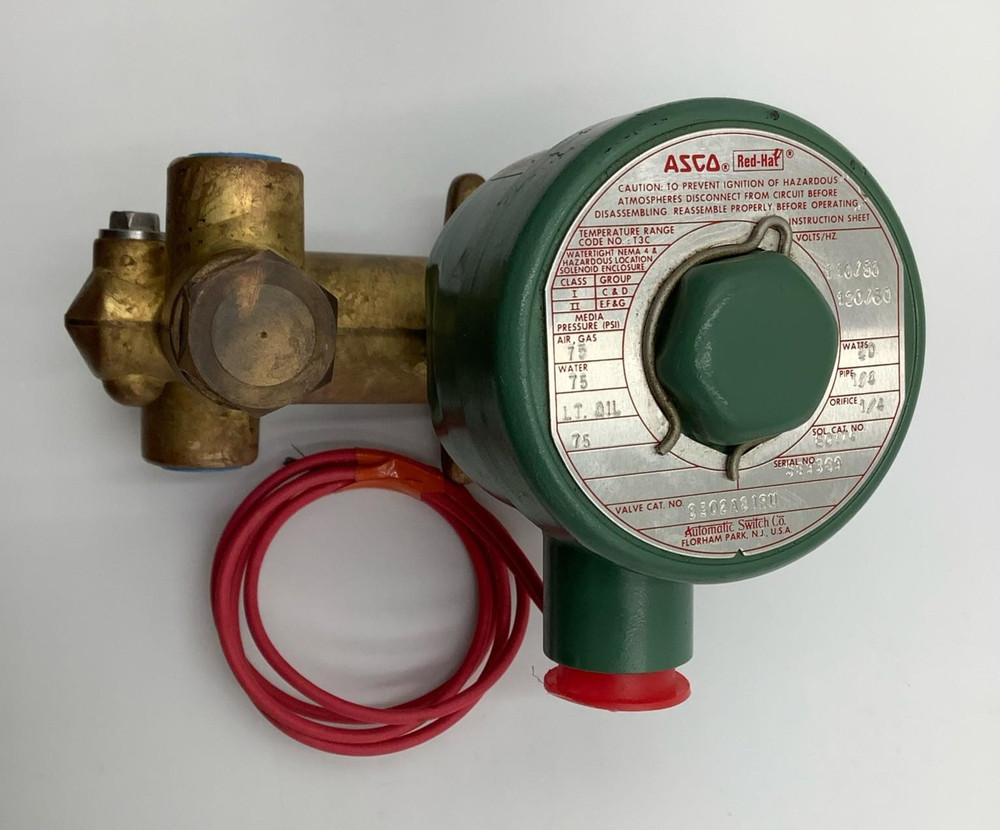 Asco 8302A81RU Solenoid Valve Coil 1/4” NPT 110V/50Hz 20W