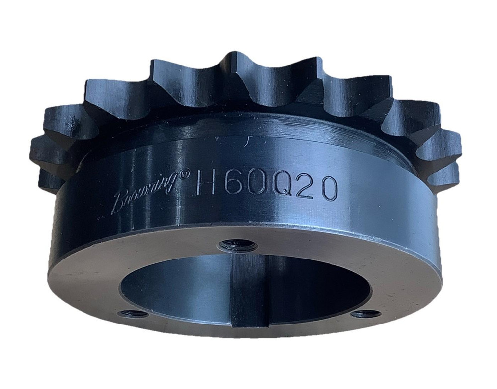 Browning H60Q20 Bushing Bore Roller Chain Sprocket 20 Teeth 74mm ID