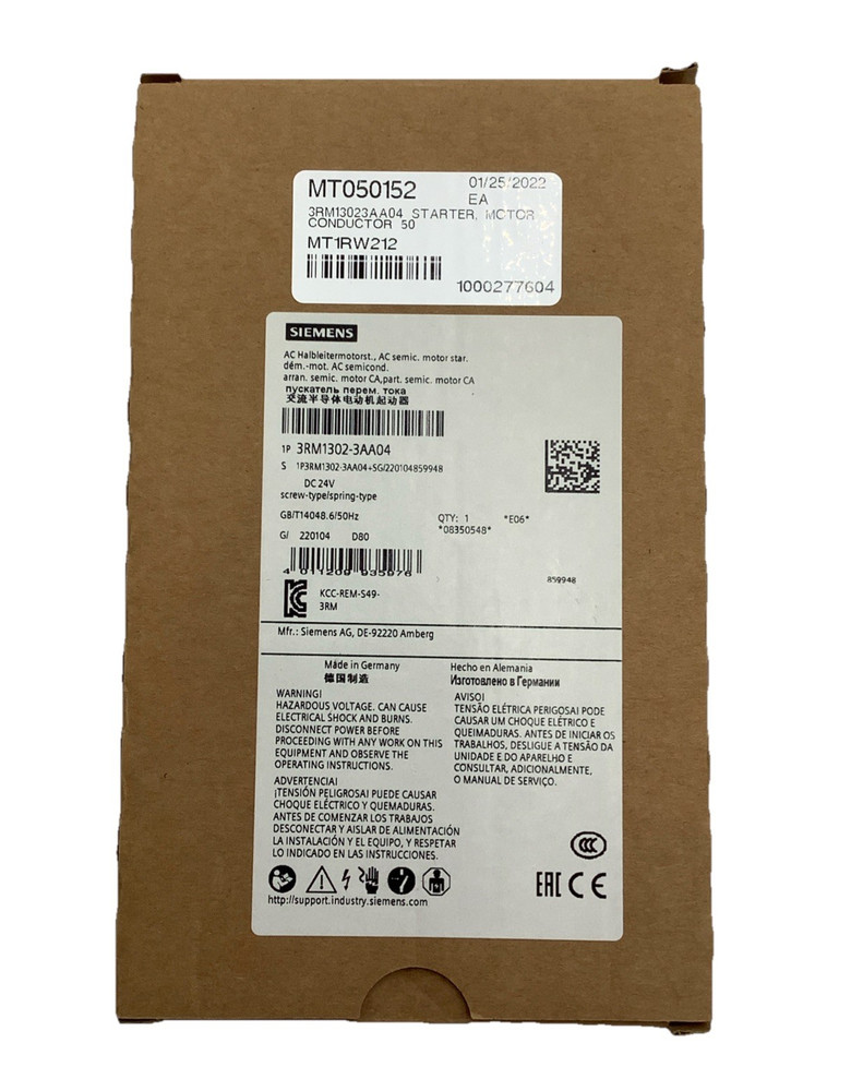 Siemens 3RM1302–3AA04 AC Semiconductor Motor