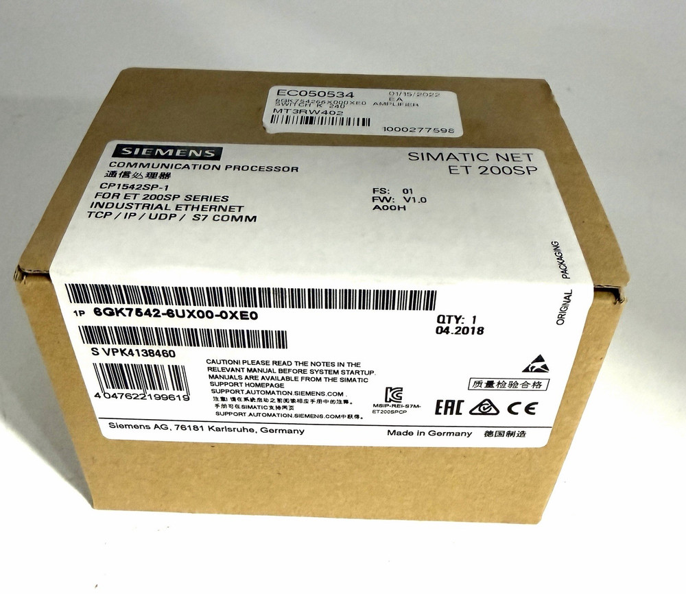 Siemens 6GK7542-6UX00-0XE0 Communications Processor