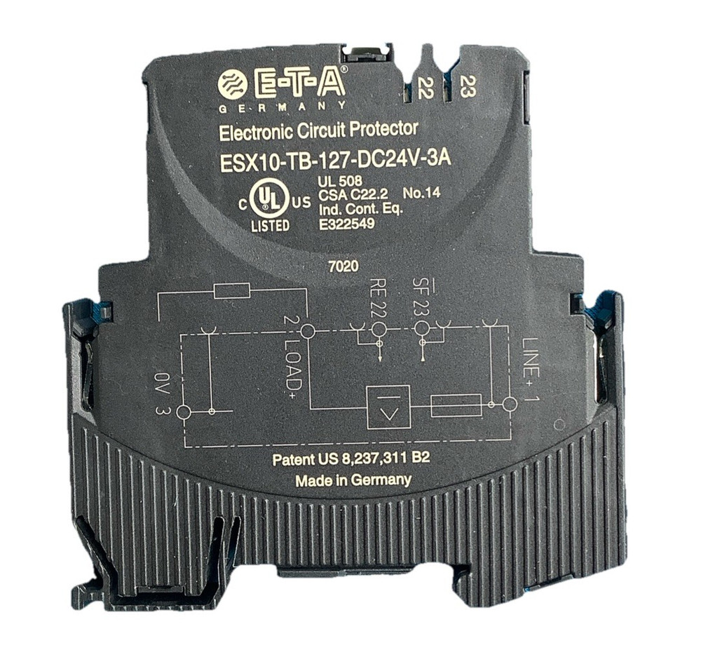 Eta ESX10-TB-127-DC24V-3A Electronic Circuit Protector(No Box)