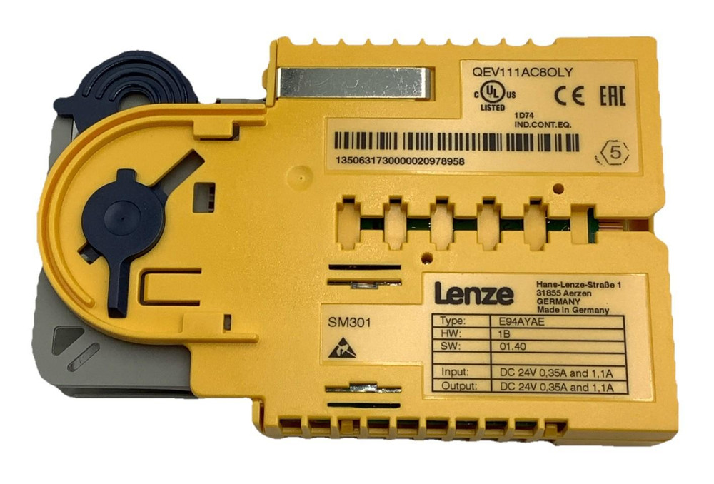 Lenze E94AYAE/S Safety Module For Lenze 9400 Servo Drive