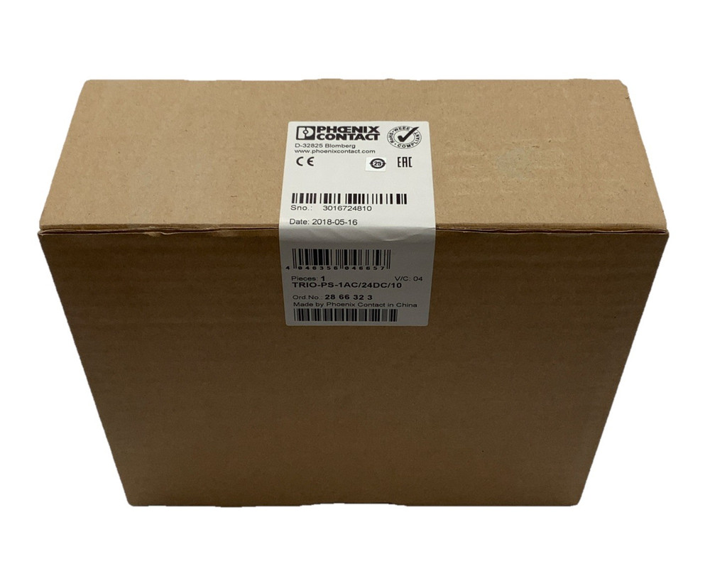 Phoenix Contact 2866323 TRIO-PS-1AC/24DC/10 Trio Power Supply Input