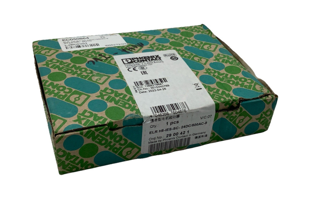 Phoenix Contact 2900421 ELR H5-IES-SC-24DC/500AC-9 Safety Relay