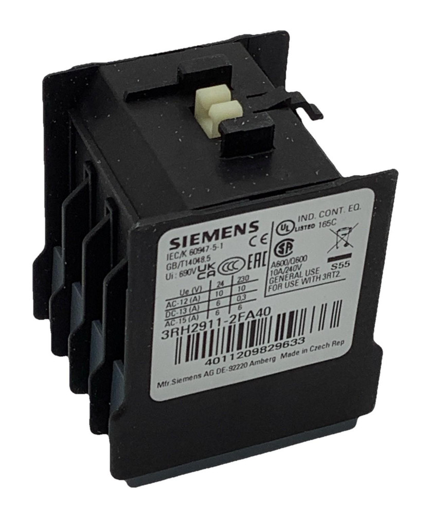 Siemens 3RH2911-2FA40 Auxiliary Switch Block