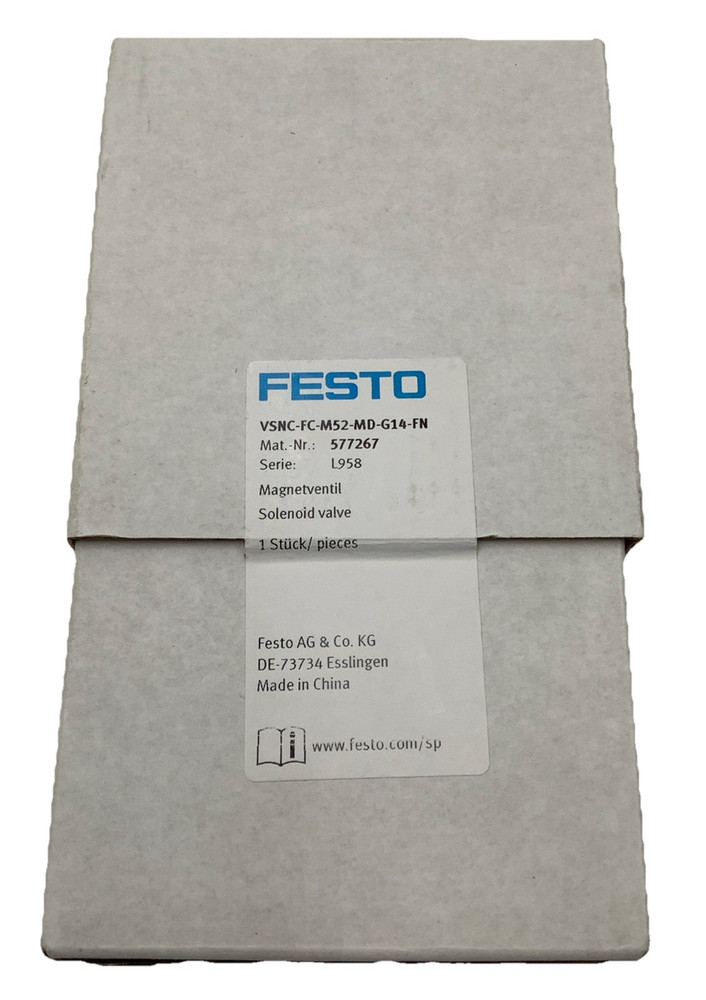 Festo 577267 Air Solenoid Valve VSNC-FC-M52-MD-G14-FN