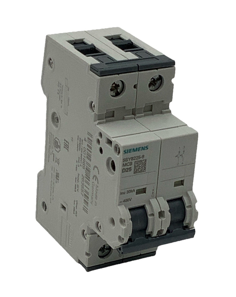Siemens 5SY8225-8 Miniature Circuit Breaker 25A 2-Pole