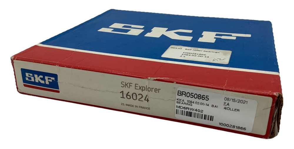 SKF 16024 Deep Groove Ball Bearing 120x180x19mm