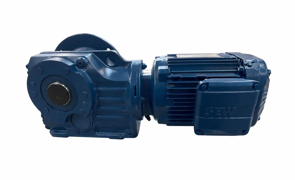Sew-Eurodrive KAF67 DRN90S4 1.5HP Gearmotor 230/460V NEMA C 5710 lb-in IP54