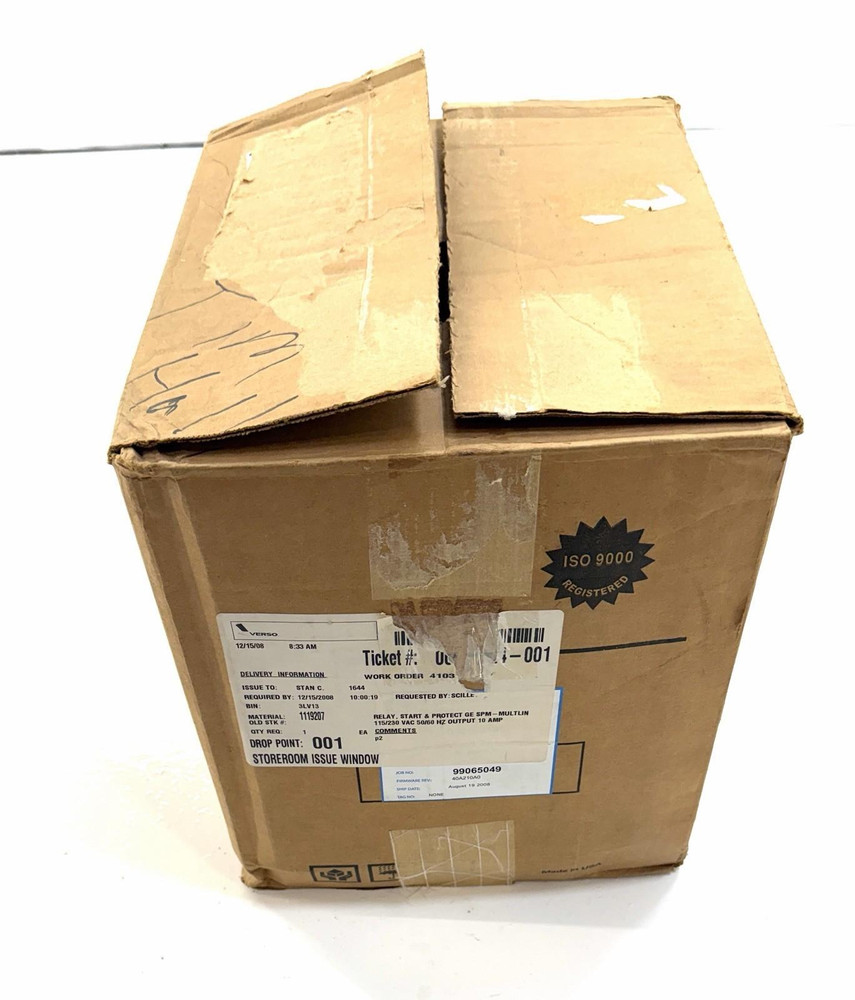 GE SPM Rely, Start & Protect GE-SPM Multlin 115/230 vac 50/60 HZ Output 10 AMP