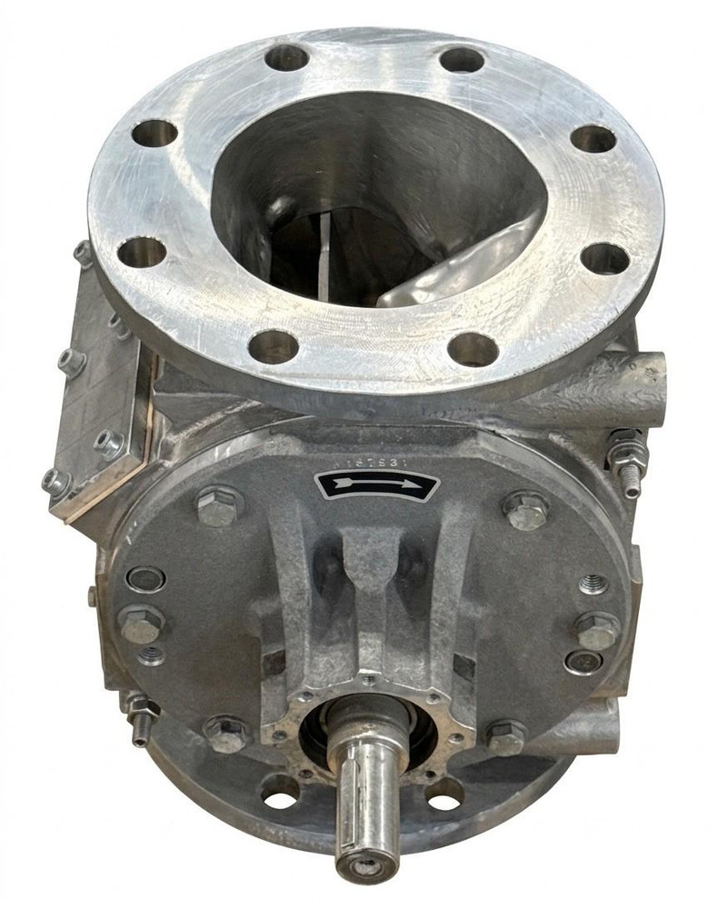 Coperion ZVB 200.1-4,5-SC-DP2 Rotary Airlock Valve 6” Flange (6.5” ID) SS