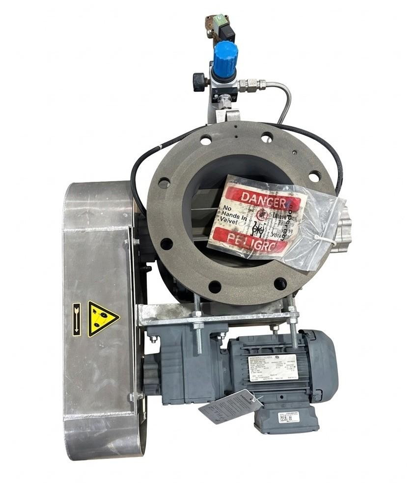 Coperion ZRD 200.1-5-AC Rotary Airlock Valve w/ R27 DRN71M4/TH 0.5HP Gearmotor