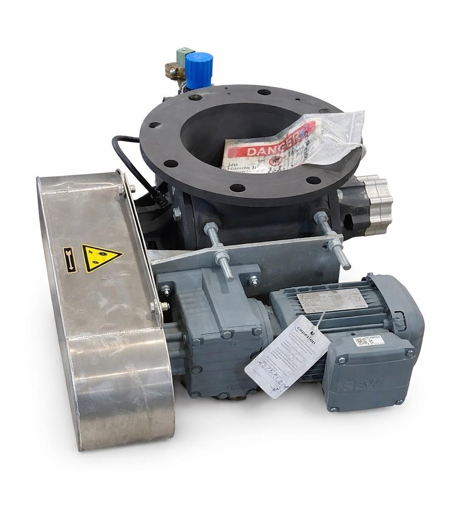 Coperion ZRD 200.1-5-AC Rotary Airlock Valve w/ R27 DRN71M4/TH 0.5HP Gearmotor