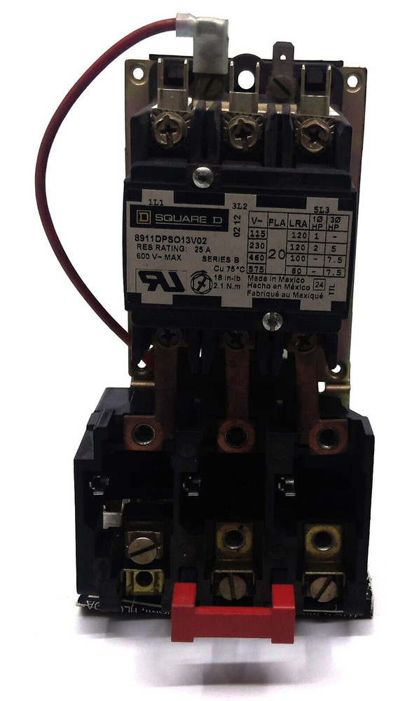 Square D 8911DPSO13V02 3- Pole Motor Starter