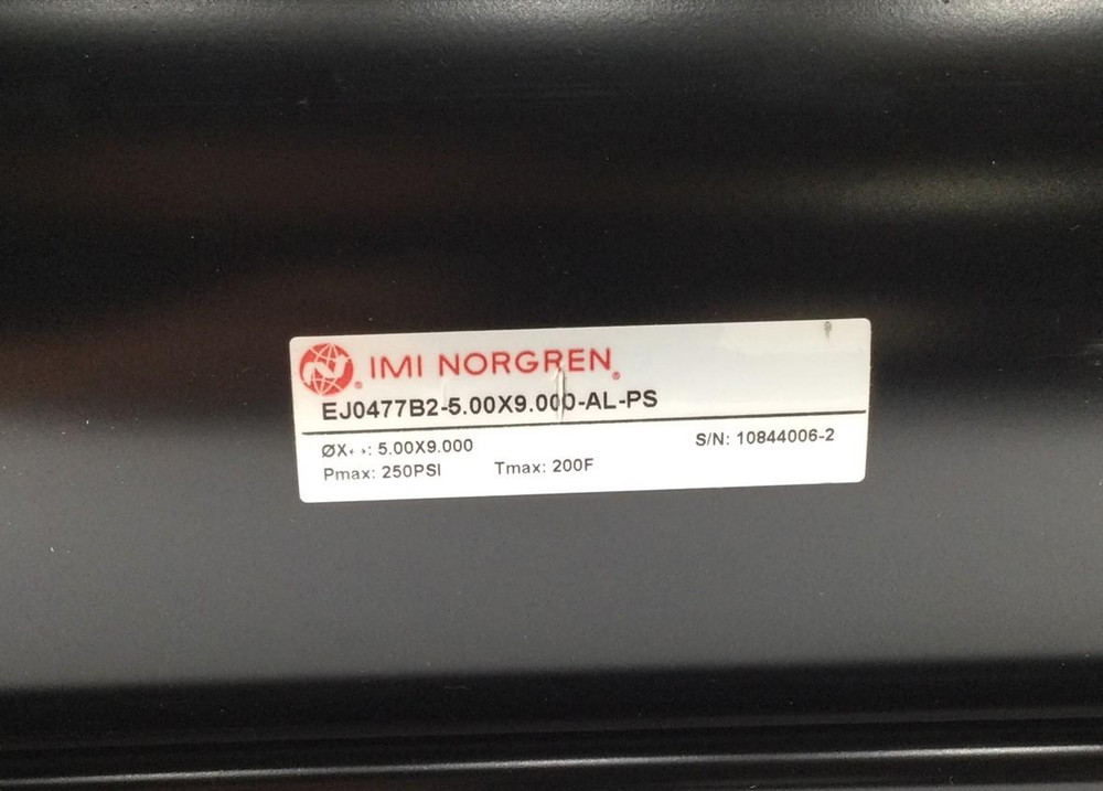 IMI Norgren EJ0477B2-5.00X9.000-AL-PS Pneumatic Cylinder 5” Bore 9” Stroke