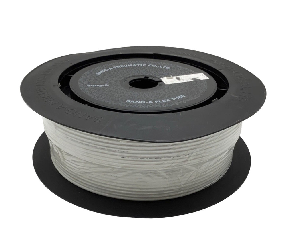 Sang-A 6x4mm Polyurethane Pneumatic Tubing White 100m Roll