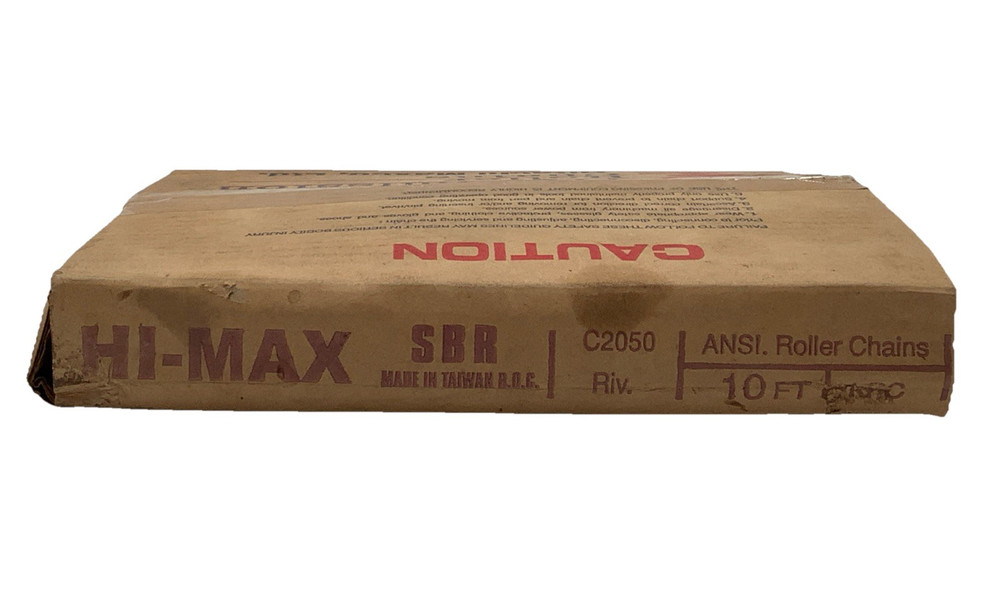 Hi-Max C2050 ANSI Roller Chain 10ft Riveted