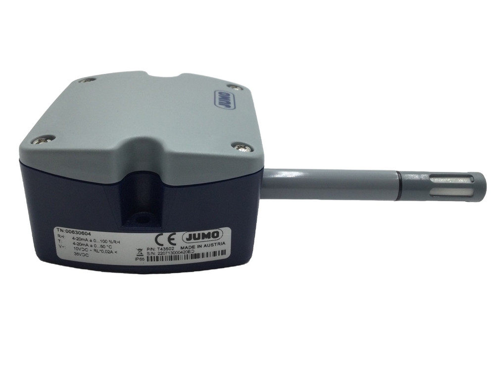 Jumo T43502 Hygrothermal Transducer 4-20mA Temp Humidity IP65