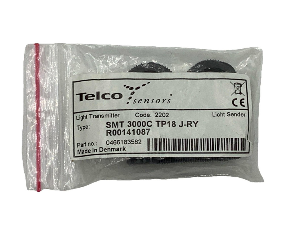 Telco Systems SMT 3000C TP18 J-RY Photoelectric Sensor M18 Thread 4-Pin M12