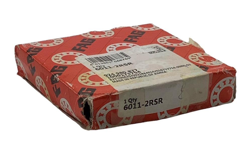 FAG 6011-2RSR Deep Groove Ball Bearing 55mmIDx90mmODx18mm Width