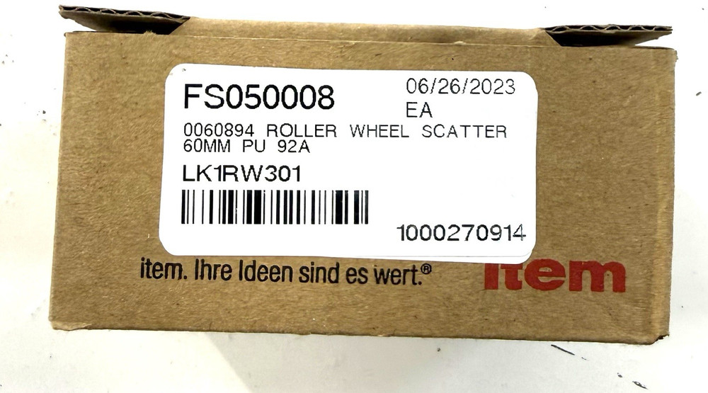 Item Roller D60 PU Roller Wheel