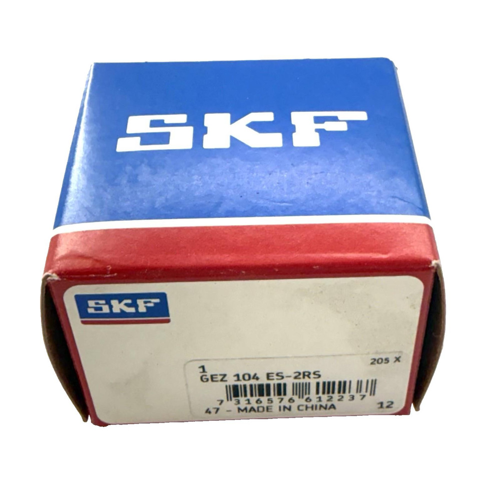 SKF GEZ 104 ES-2RS Radial spherical plain bearing