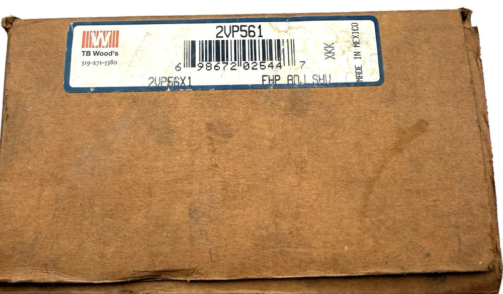 TB Wood’s 2vP561 2 Groove Variable Pitch Pulley