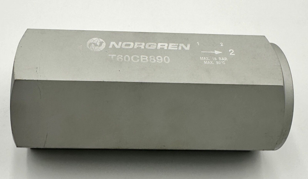 Norgren T60CB890 Pneumatic fuse for check valve