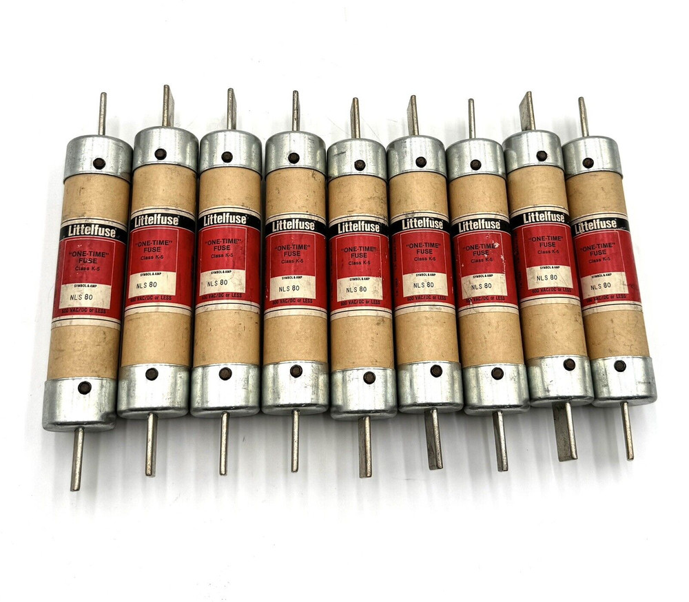 Littelfuse NLS80 Class K.5 Fuse (Lot of 9)