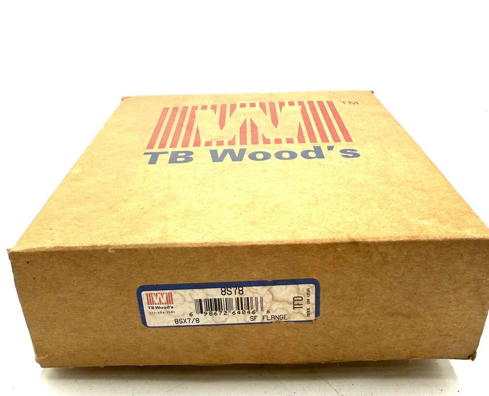 TB Woods 8SX7/8 Sure-Flex Sleeve Coupling Flange, 8S, Bore 7/8"