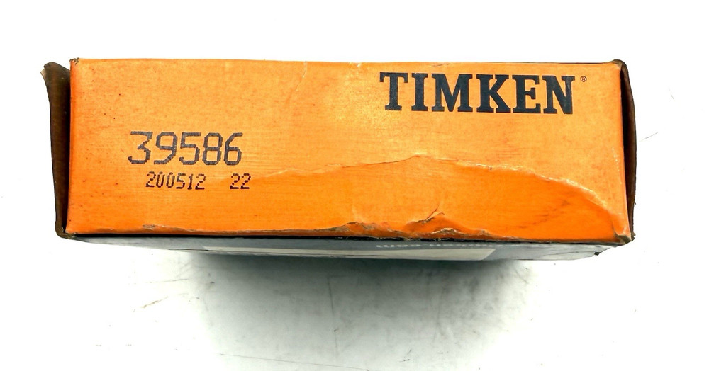 Timken 39586 Single Row Tapered Roller Bearing