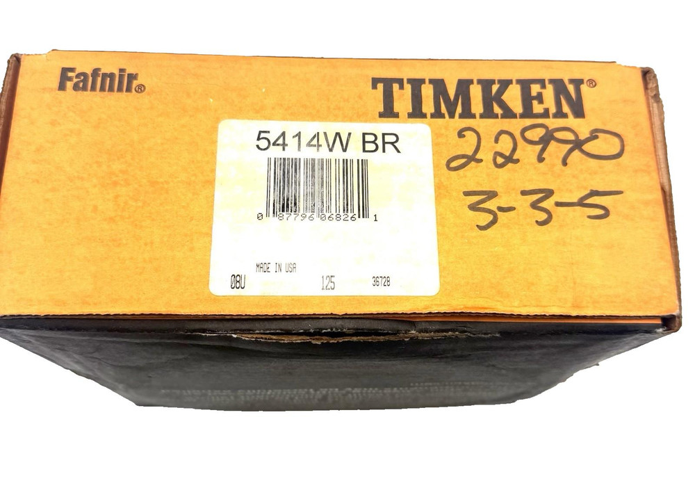 Timken 5414W BR Double Row Angular Contact Ball Bearing