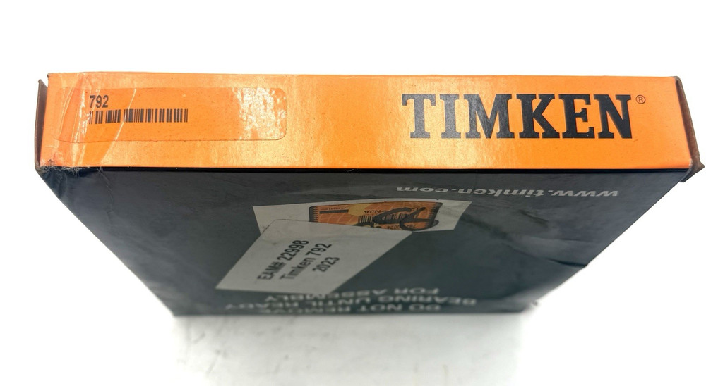 Timken 792 Single Row Tapered Roller Bearing