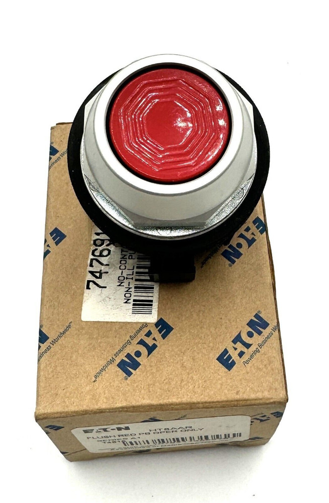 Eaton  HT8AAR Red Flush Head Push Button