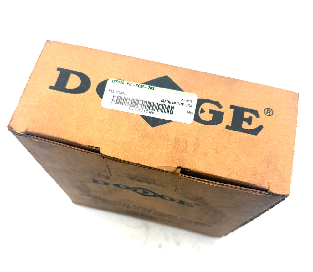 Dodge 126176 FC-SCM-203 Flange Ball Bearing