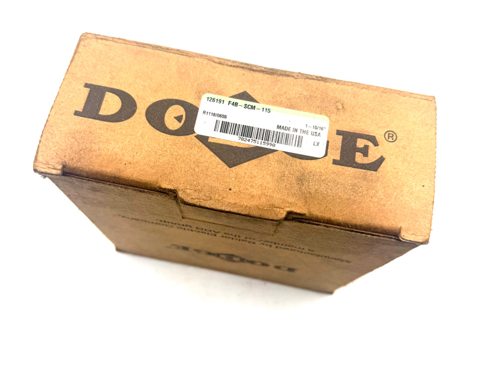 Dodge 126191 F4B-SCM-115 4-Bolt Flange Bearing