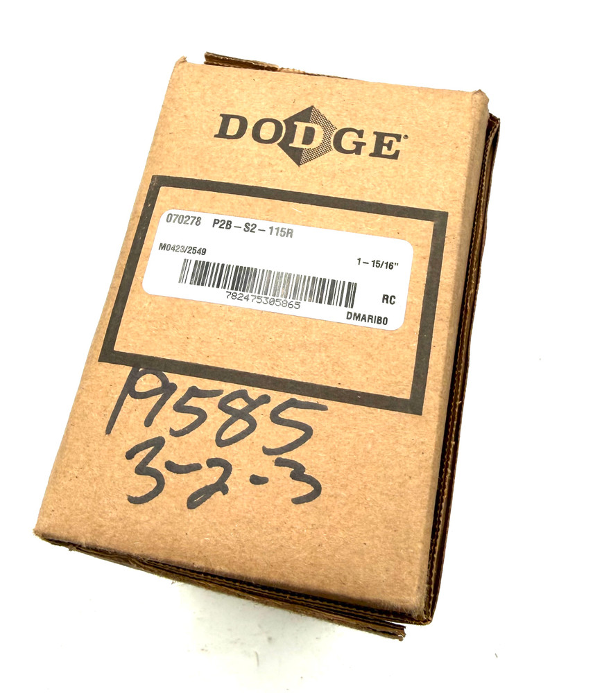 Dodge 070278 P2B-S2-115R Pillow Block Bearing