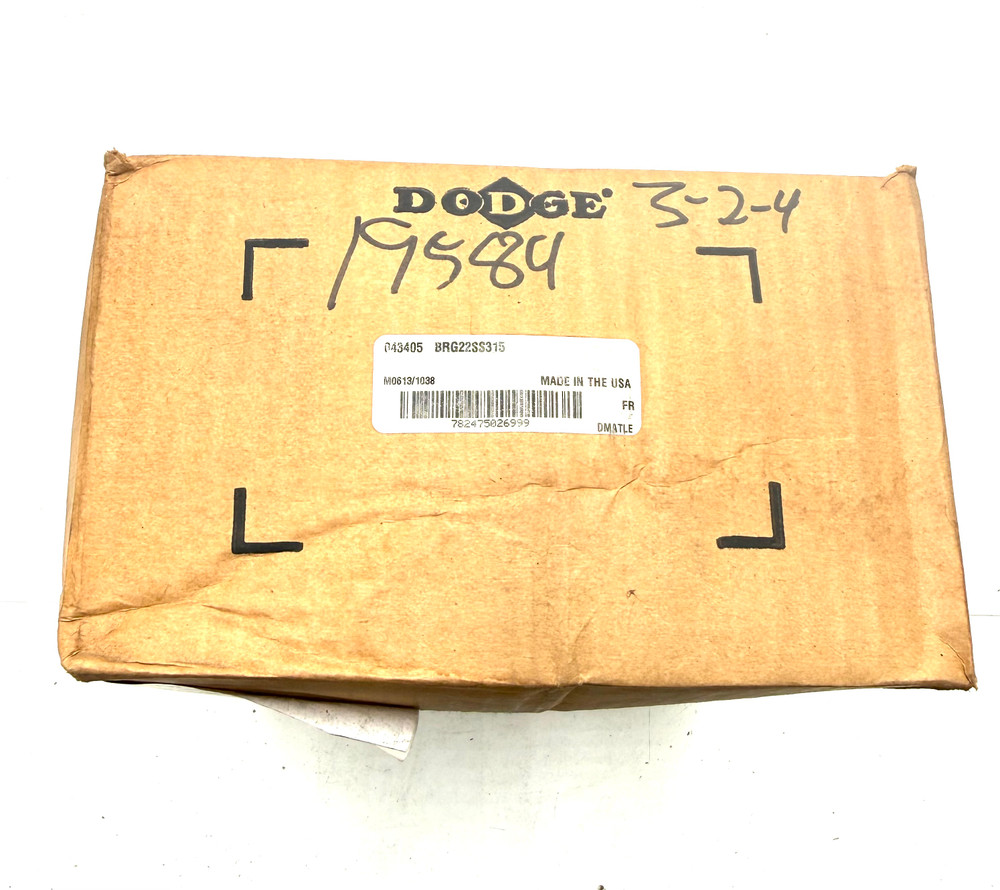 Dodge 043405 BRG22SS315 Spherical Roller Bearing