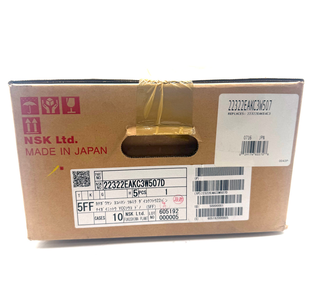 NSK 22322EAKC3W507 Spherical Roller Bearing