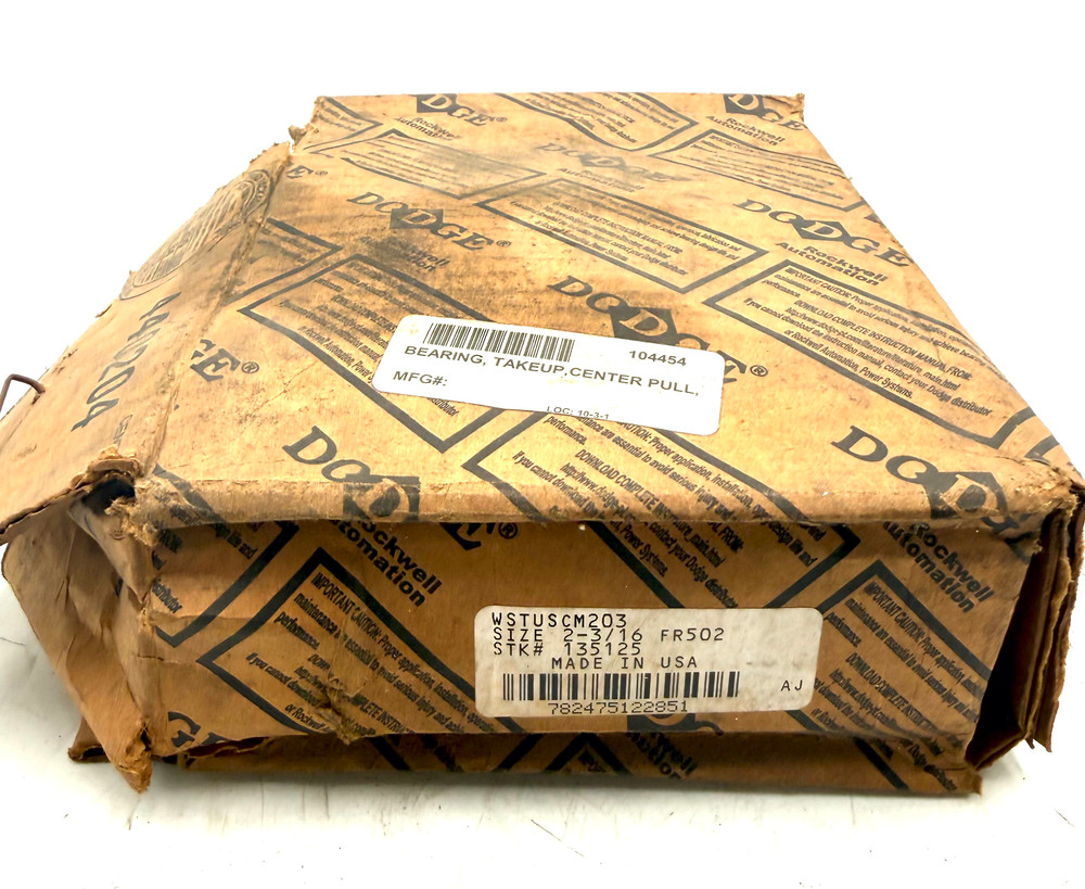 Dodge 135125 2 3/16 WSTU-SCM-203 Take-Up Bearing