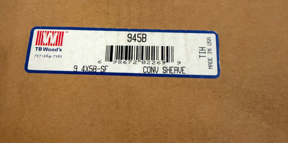 TB Wood’s 945B 94X5B-SF Sheave