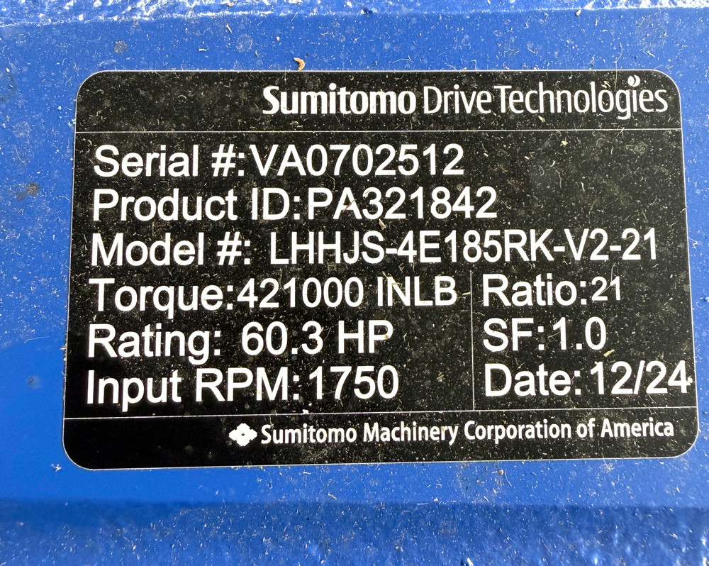 Sumitomo Drive PA321842 LHHJS-4E185K-V221 Gearbox