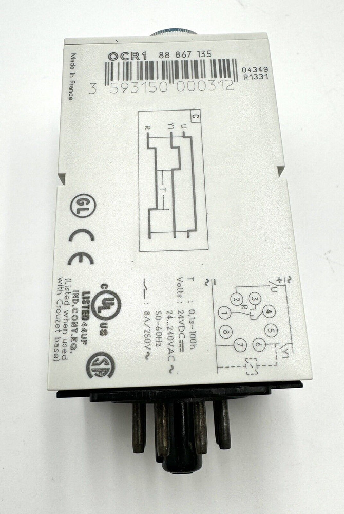Crouzet OCR1 Plug In Relay 88867135