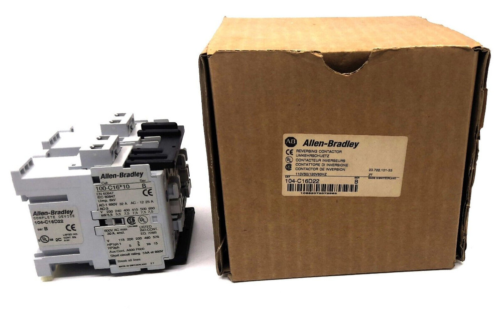 Allen Bradley 104-C6D22 Reversing contactor Allen Bradley 104-C6D22 Reversing contactor