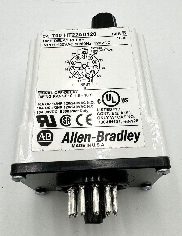 Allen Bradley 700-HT22Au120 Timing Relay